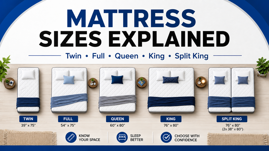 Mattress Sizes Explained: How to Choose the Right Bed Size for Your Room, Budget, and Sleep