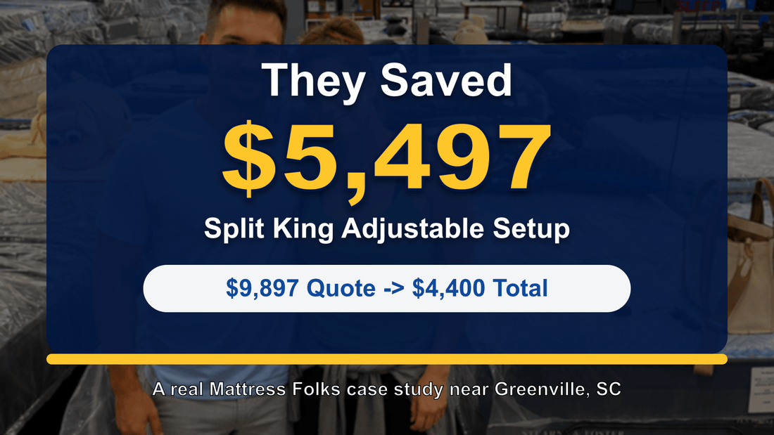 Case Study: How One Couple Saved $5,497 on a Split King Adjustable Bed Setup